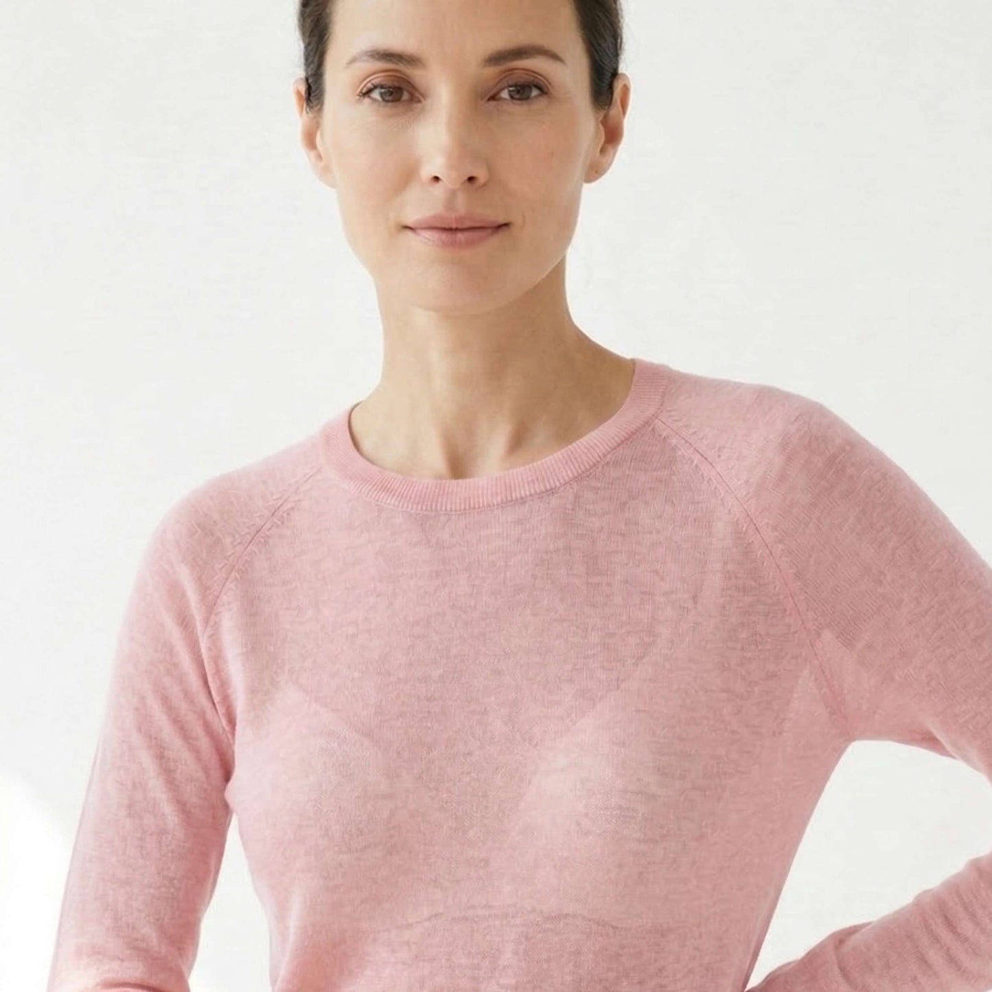 Gossamer Cashmere Ultra-Fine Sheer Sweater For Women