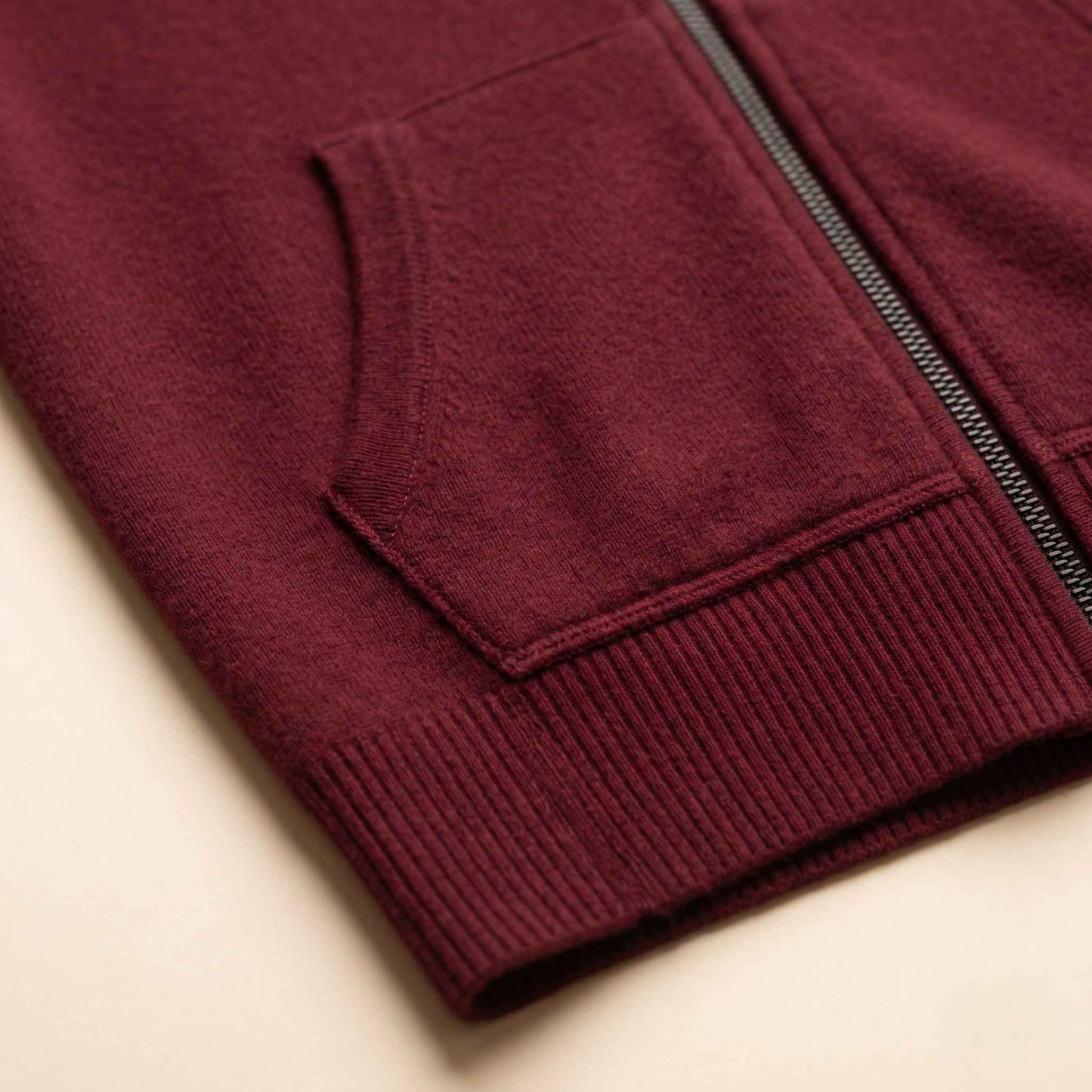 100% Cashmere Women's Zip Hoodie — 12-Gauge 2-Ply 16-Micron Himalayan Cashmere