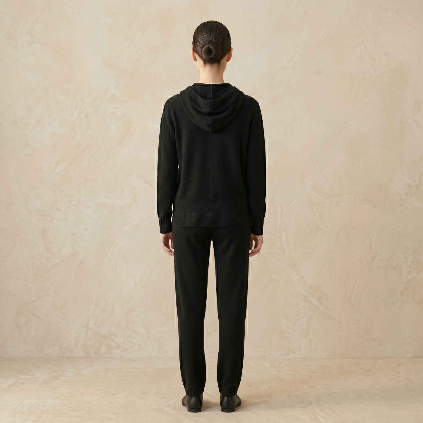 100% Cashmere Women's Pullover Hoodie — 2-Ply 16-Micron Himalayan Cashmere