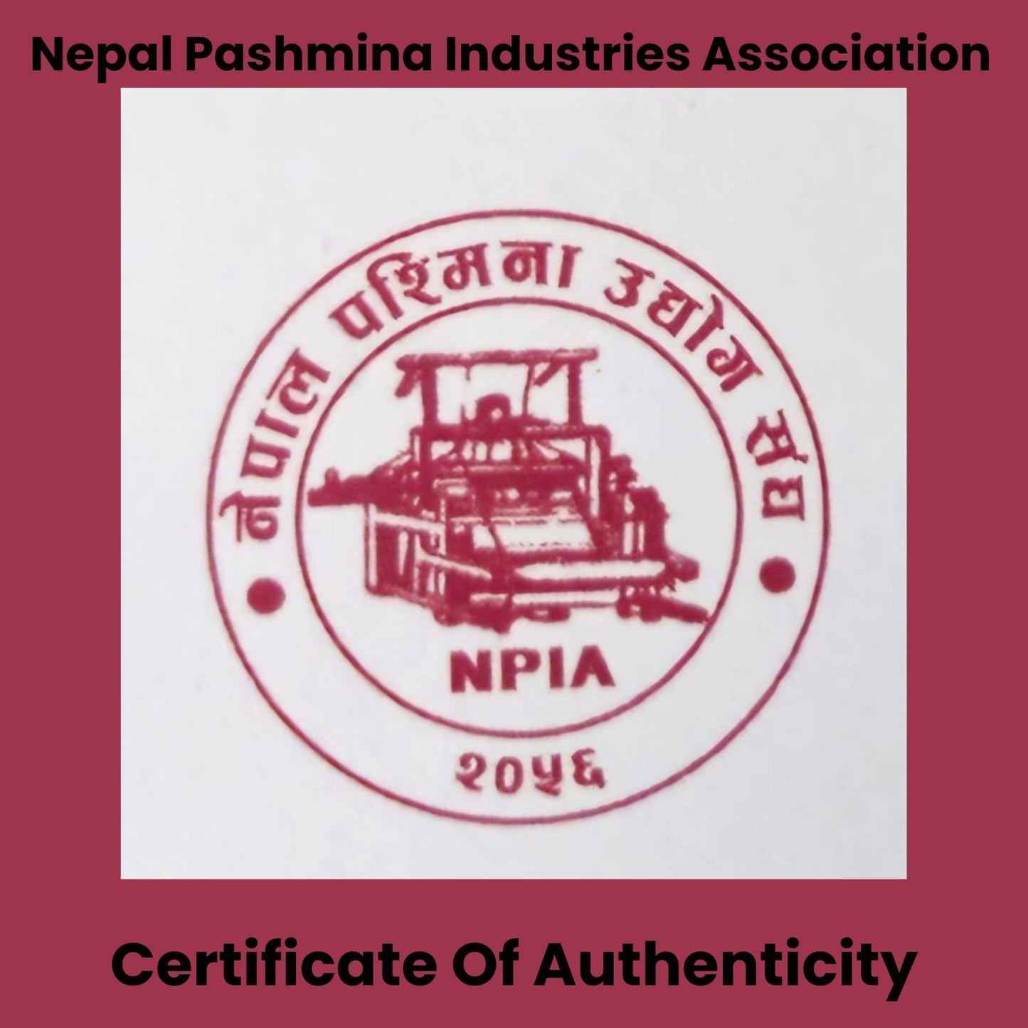 100% Pure Himalayan Cashmere Pashmina Shawl - Annapurna Langtang Lavender