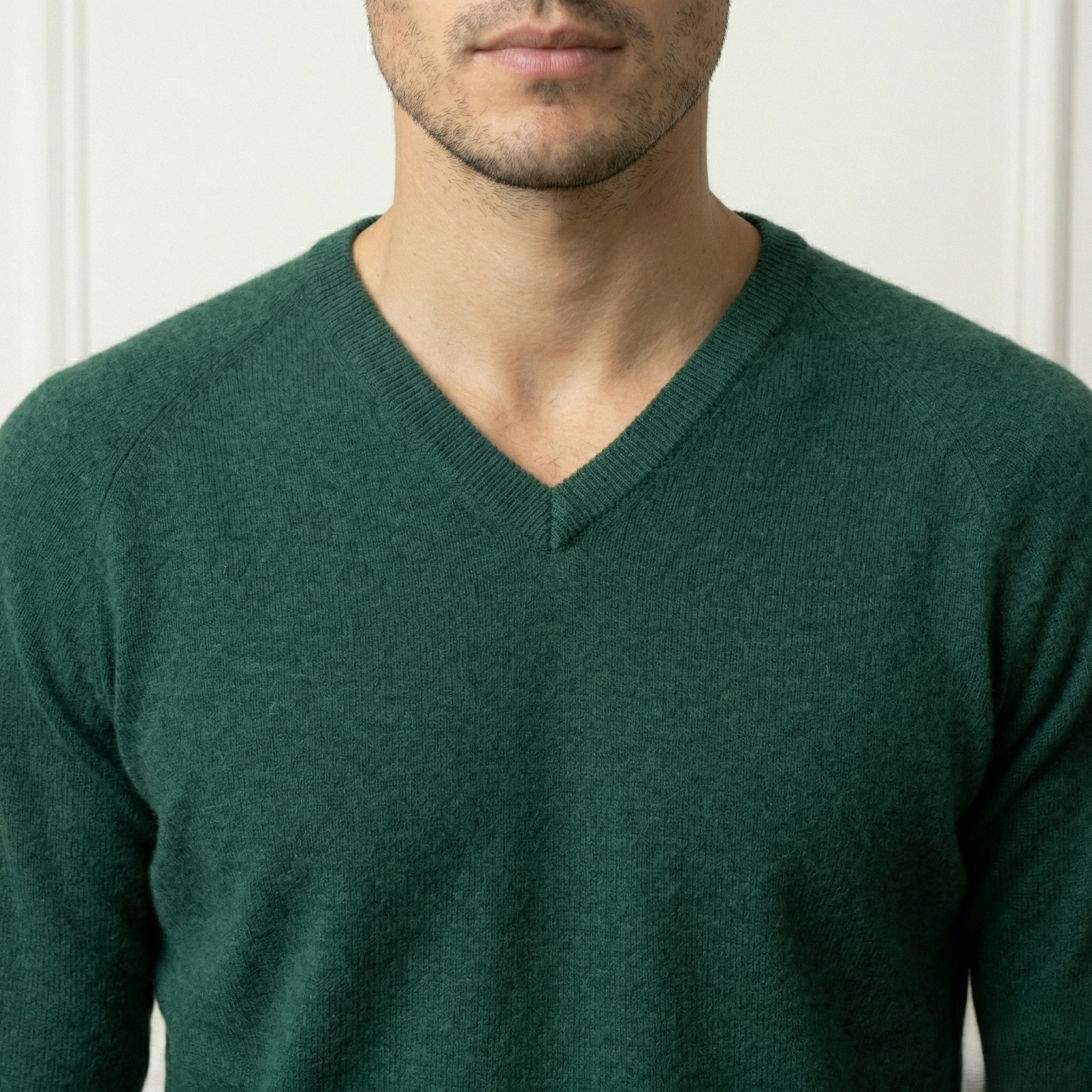 Authentic Pine Original V-Neck Full sleeve Himalayan Cashmere Sweater for Men