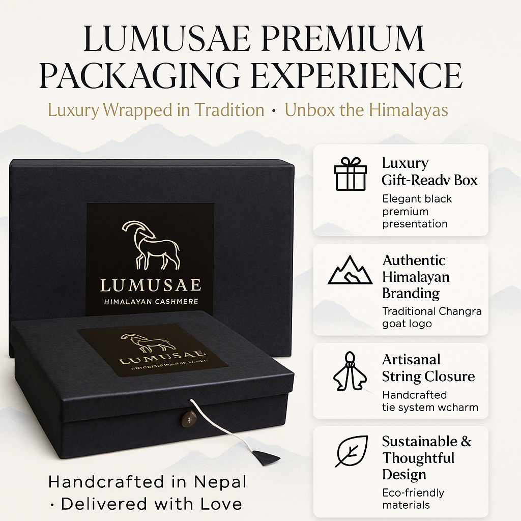 100% Pure Himalayan Cashmere Hat - Tenzing Black