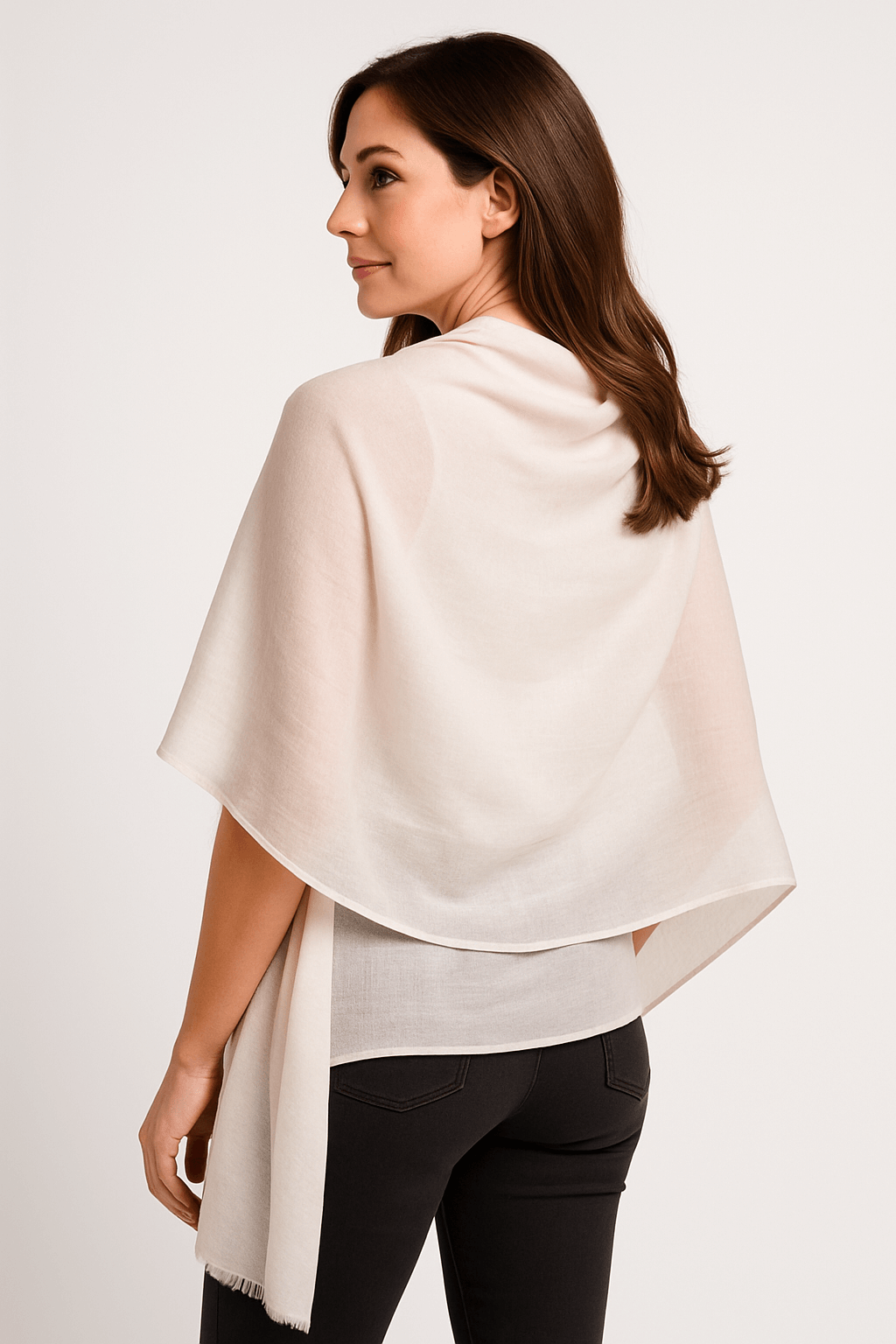 NPIA Certified 100% Pure Himalayan Cashmere Pashmina Shawl - Annapurna Pearl Pink