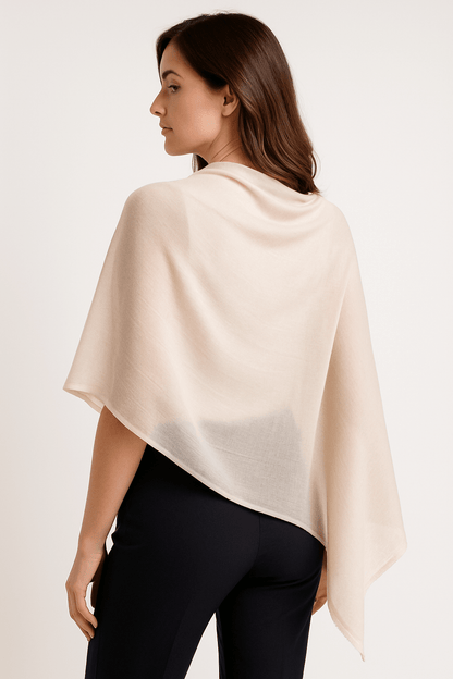 NPIA Certified 100% Pure Himalayan Cashmere Pashmina Shawl - Annapurna Pearl Pink