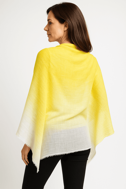 NPIA Certified 100% Pure Himalayan Cashmere Pashmina Shawl - Mustang Saffron