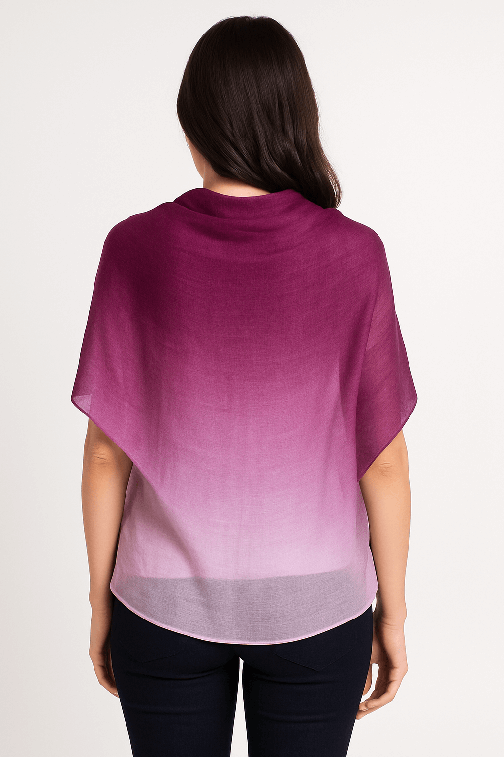 NPIA Certified 100% Pure Himalayan Cashmere Pashmina Shawl - Annapurna Rhododendron Magenta