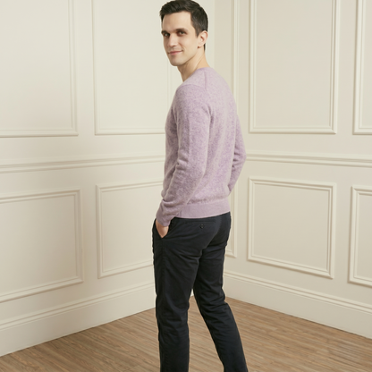 Fog V-Neck Full sleeve Cashmere Sweater for Men