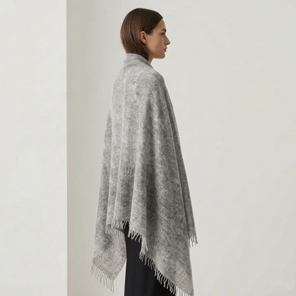 Pure 16-Micron Handknitted Cashmere Pashmina Shawl