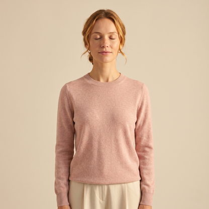 Himalayan Cashmere Original Crewneck Sweater For Women