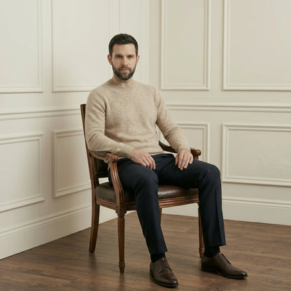 Oat Original Crewneck Cashmere Sweater for Men