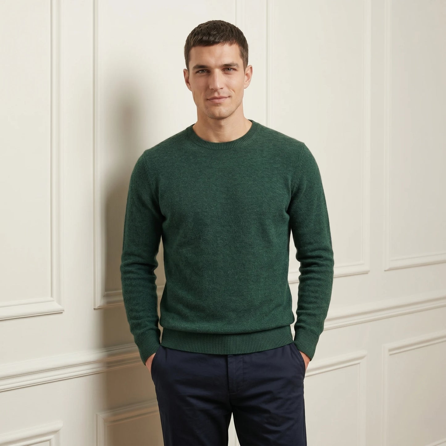 Exclusive Pine Original Crewneck Himalayan Cashmere Sweater
