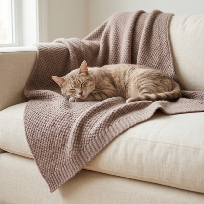 Heirloom Honeycomb Pure Himalayan Cashmere Throw