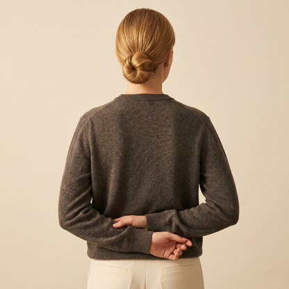 Himalayan Cashmere Original Crewneck Sweater For Women