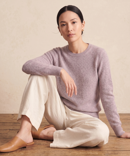 Himalayan Cashmere Original Crewneck Sweater For Women