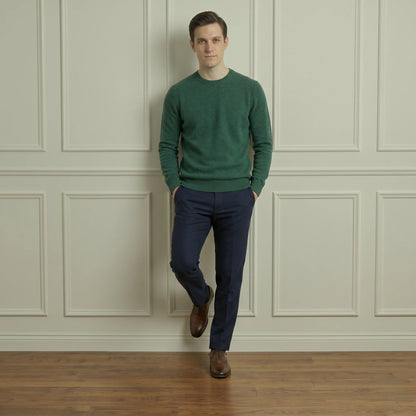 Exclusive Pine Crewneck Himalayan Cashmere Sweater