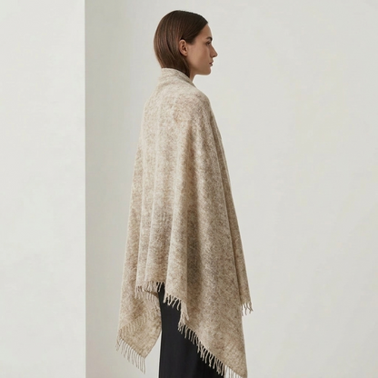 Pure 16-Micron Handknitted Cashmere Pashmina Shawl