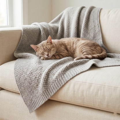 Heirloom Honeycomb Pure Himalayan Cashmere Throw