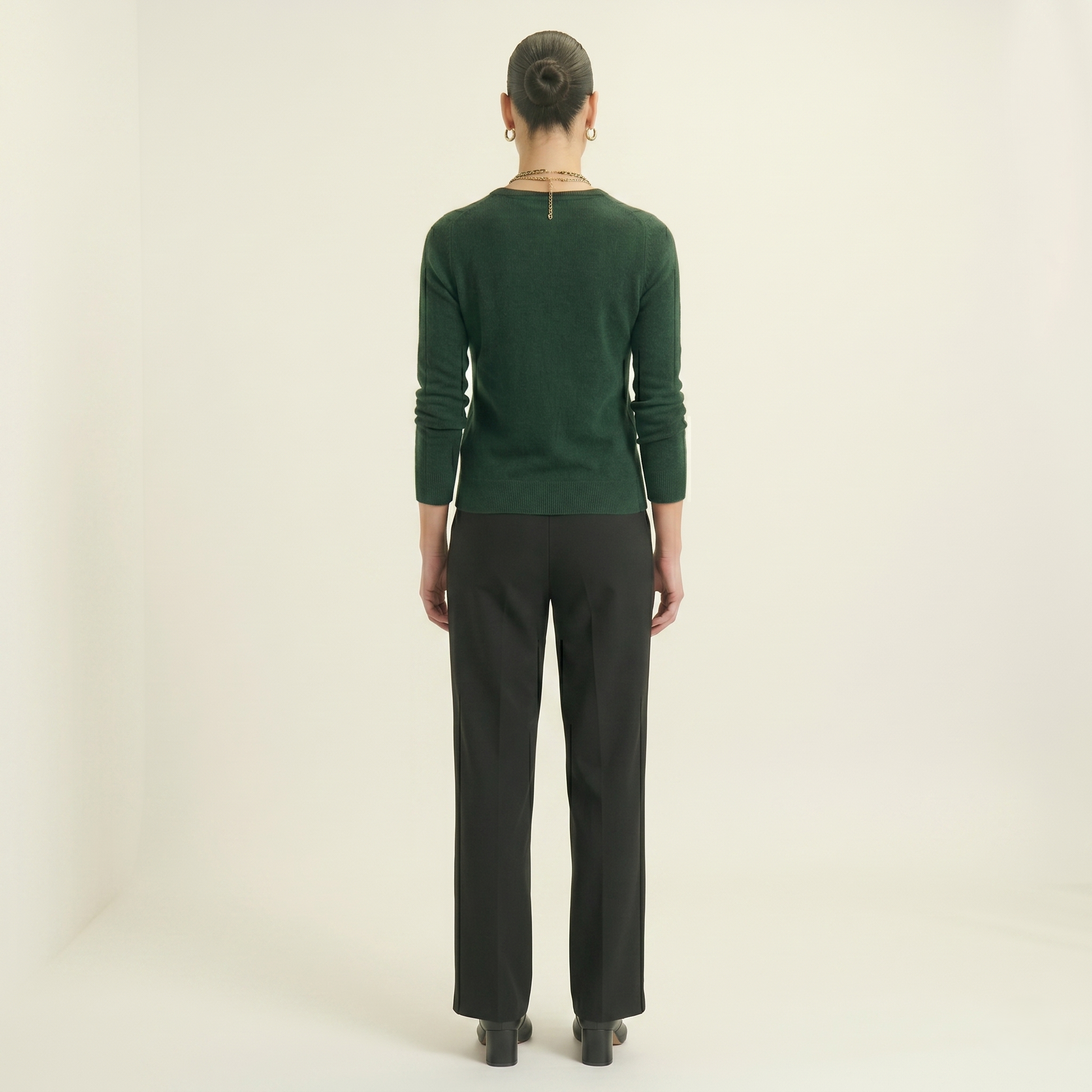 V-Neck Himalayan Cashmere Sweater For Women