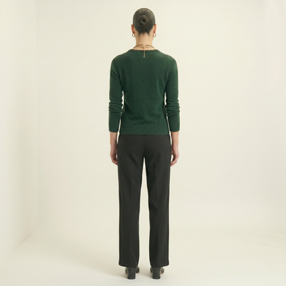 V-Neck Himalayan Cashmere Sweater For Women