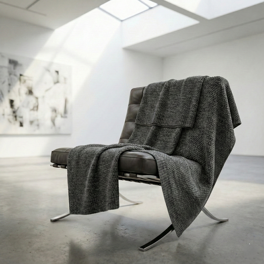 Heirloom Honeycomb Pure Himalayan Cashmere Throw