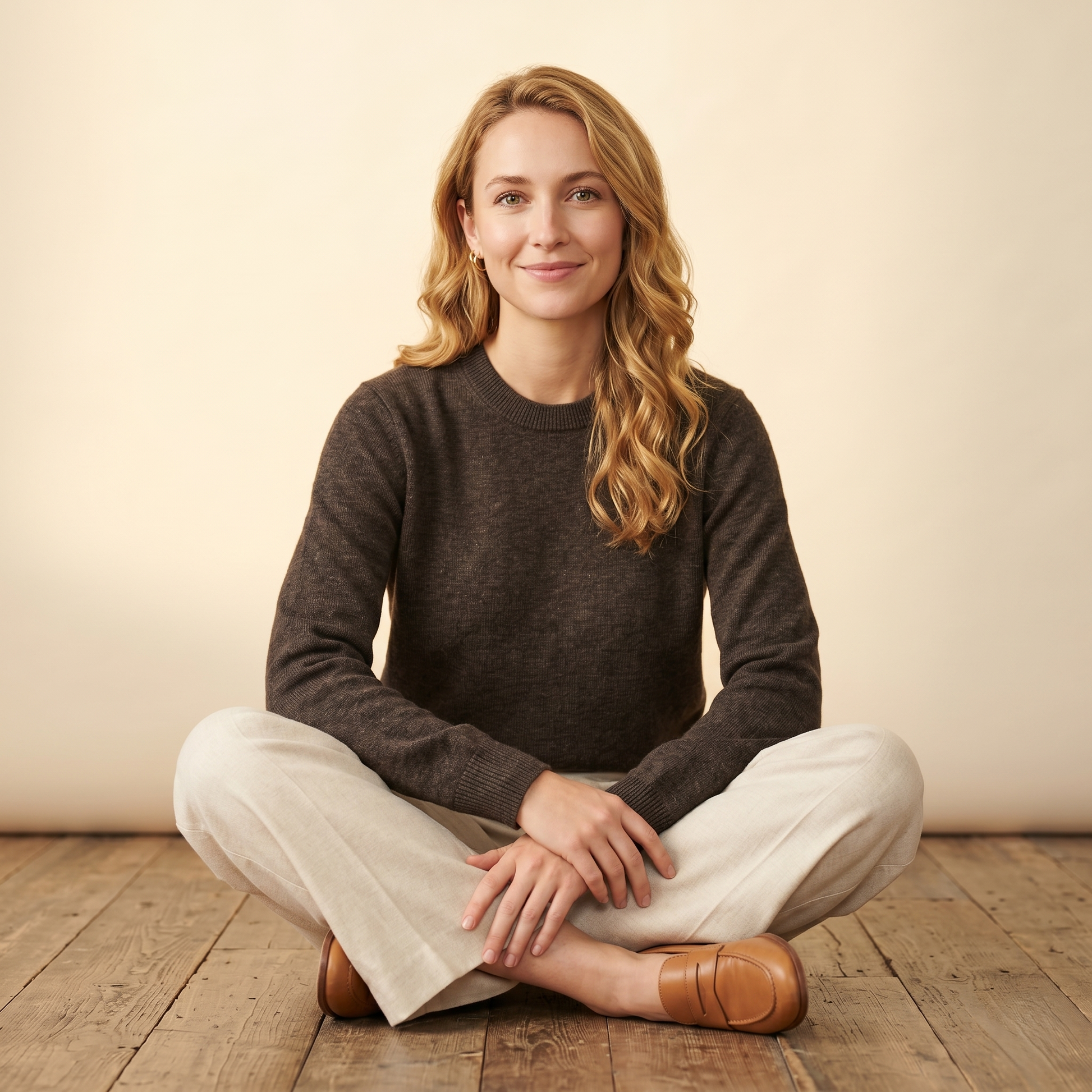 Himalayan Cashmere Original Crewneck Sweater For Women