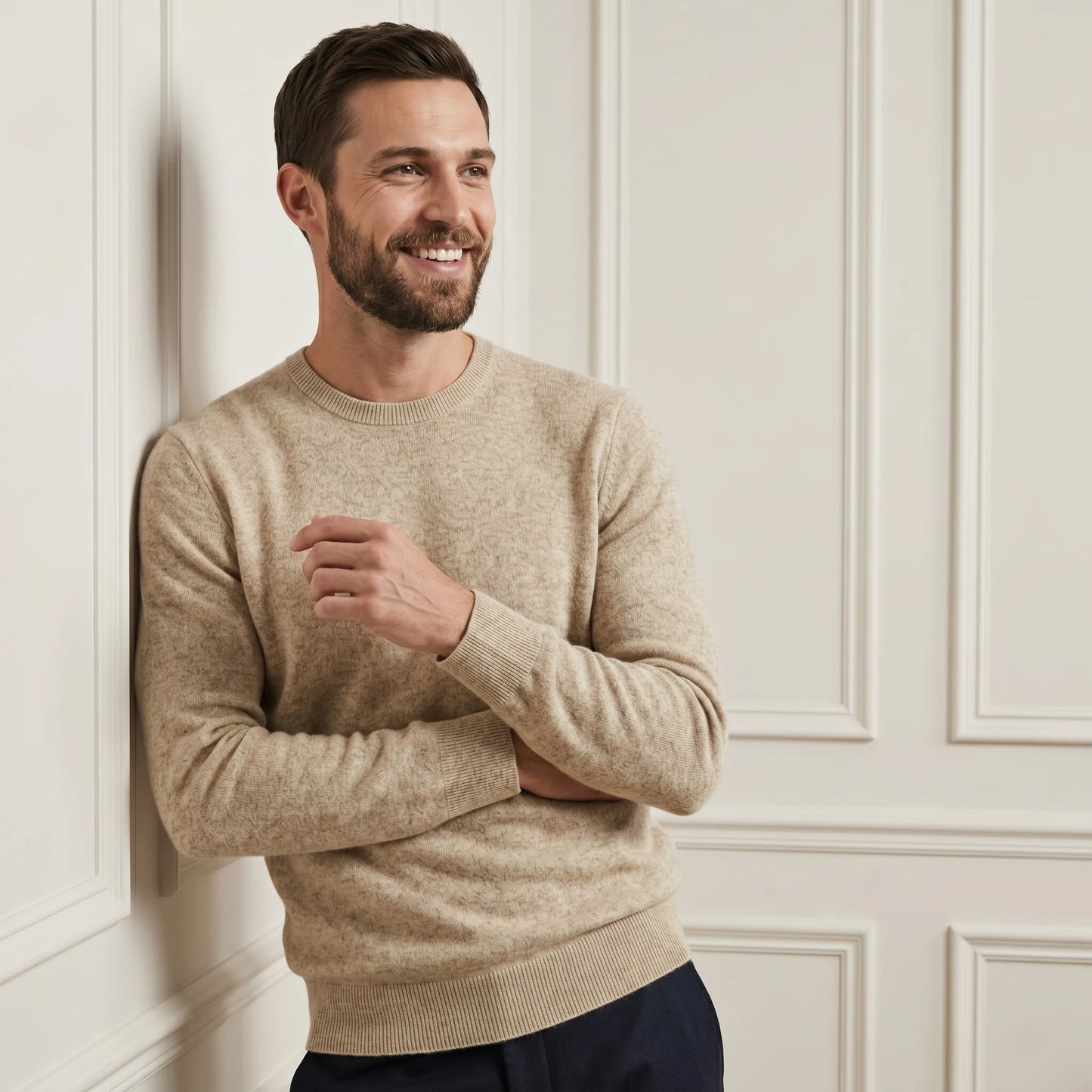 Oat Original Crewneck Himalayan Cashmere Sweater