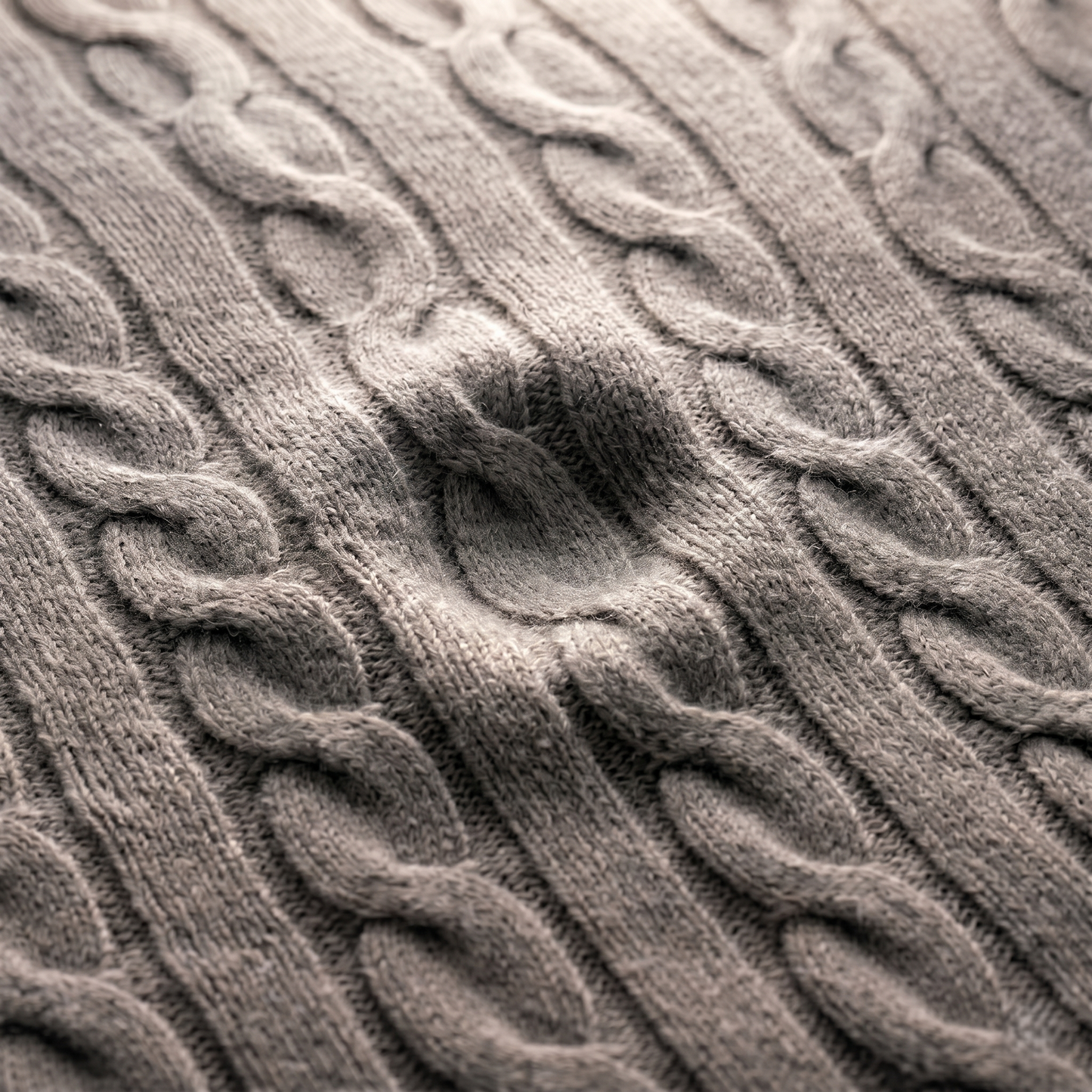 Heirloom Cable-Knit Pure Himalayan Cashmere Throw
