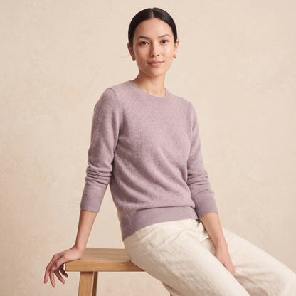 Himalayan Cashmere Original Crewneck Sweater For Women