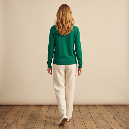 Himalayan Cashmere Original Crewneck Sweater For Women