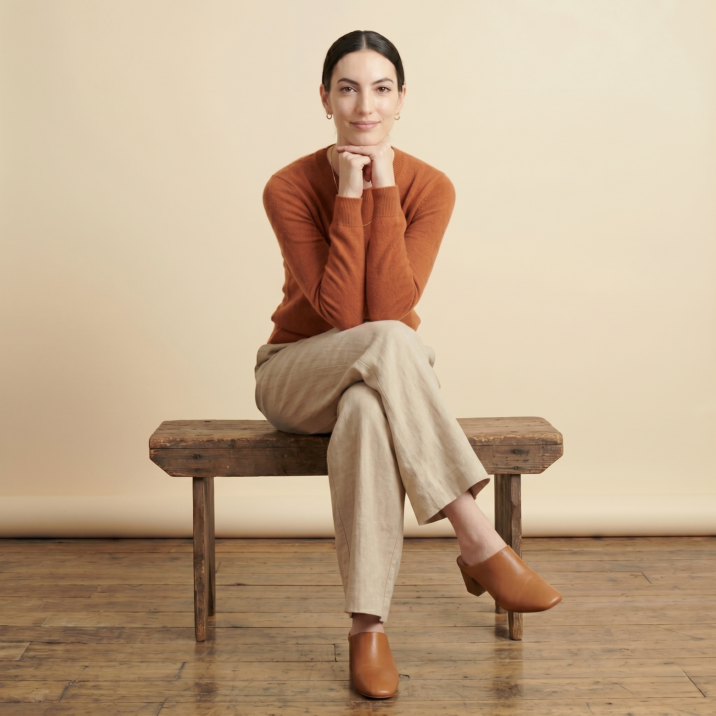 Himalayan Cashmere Original Crewneck Sweater For Women