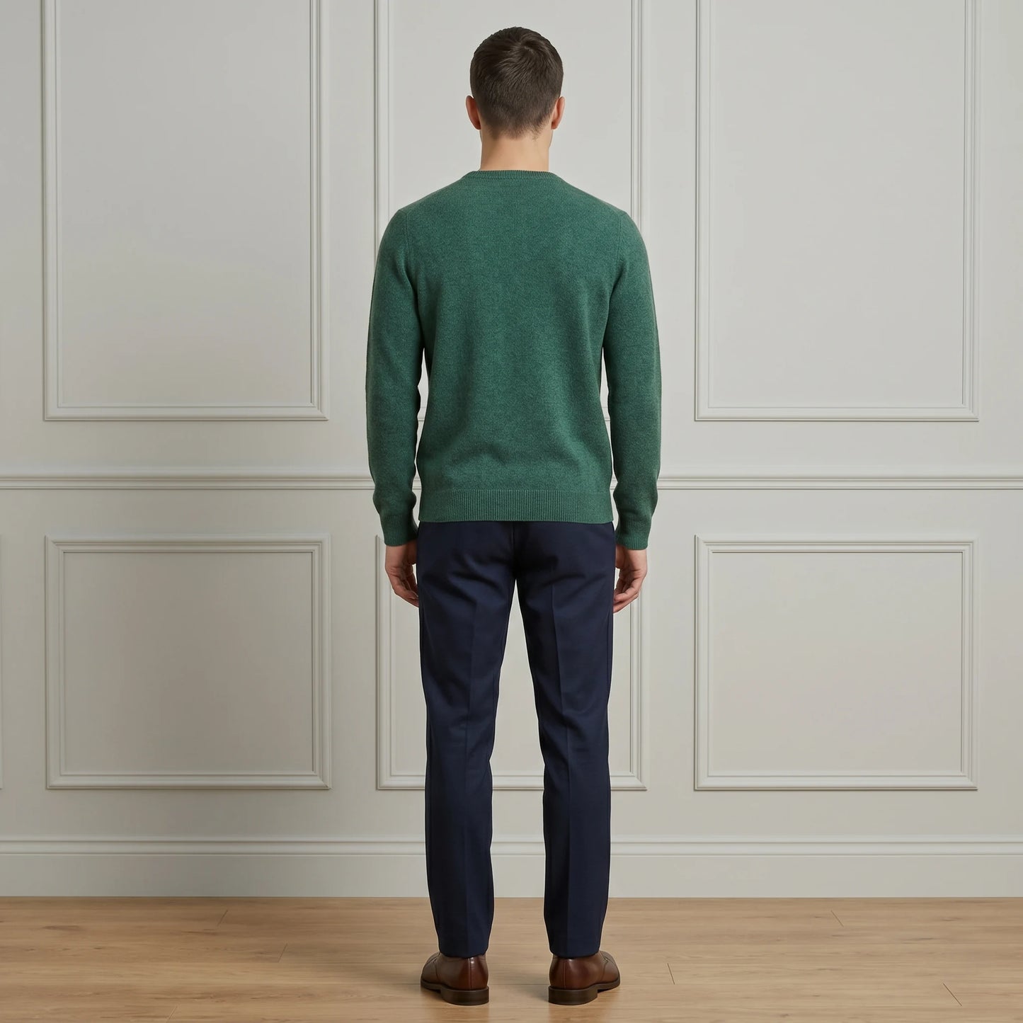 Pine Original Crewneck Himalayan Cashmere Full Sleeve Sweater