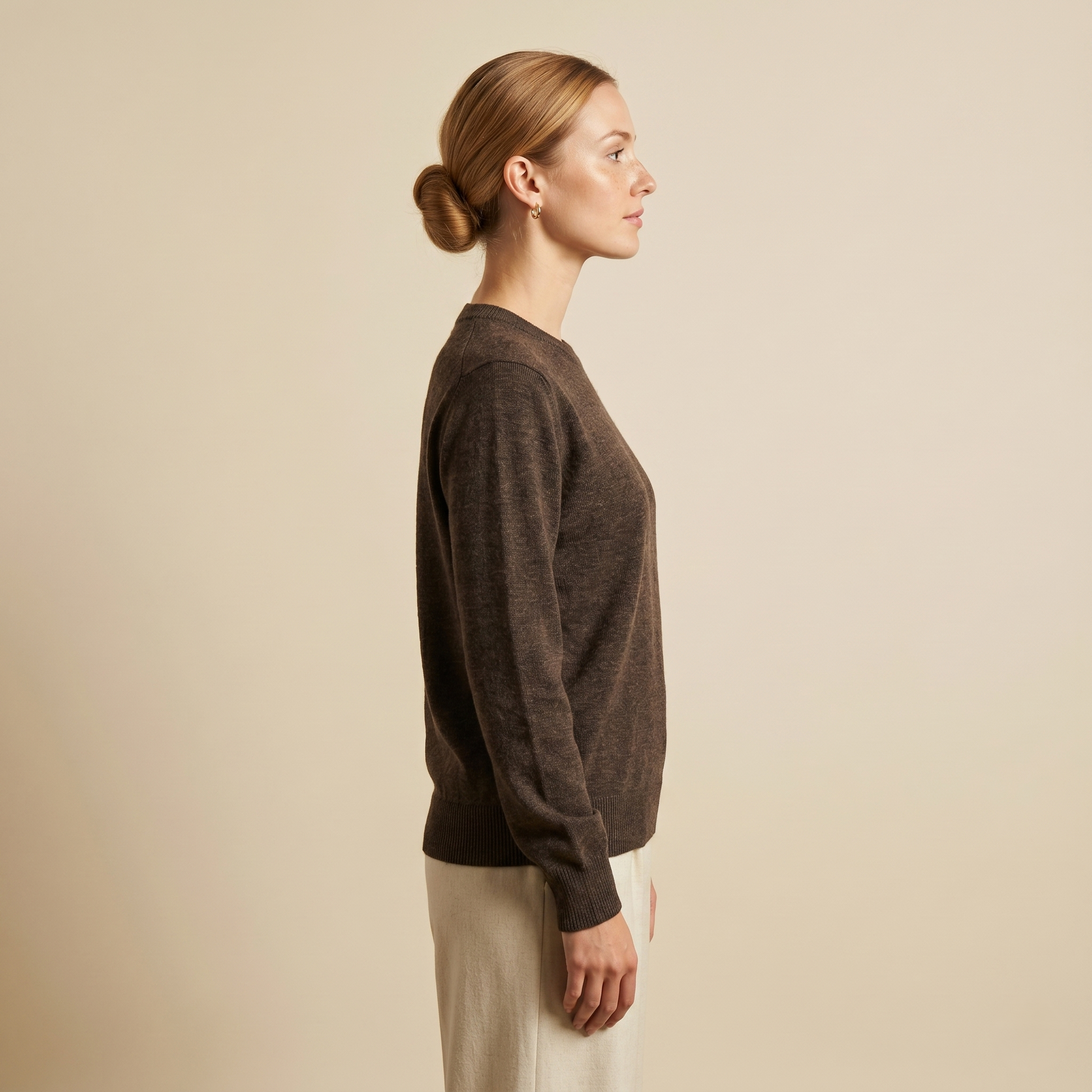 Himalayan Cashmere Original Crewneck Sweater For Women