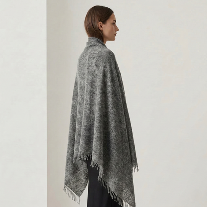 Pure 16-Micron Handknitted Cashmere Pashmina Shawl