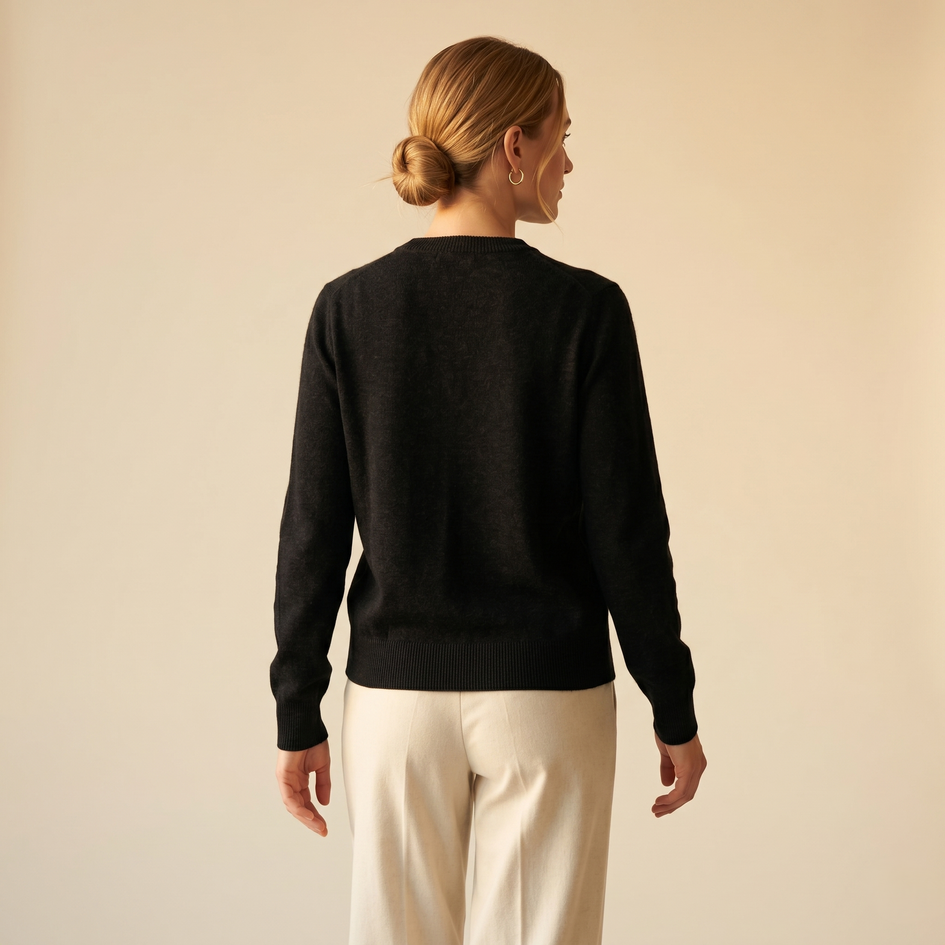 Himalayan Cashmere Original Crewneck Sweater For Women