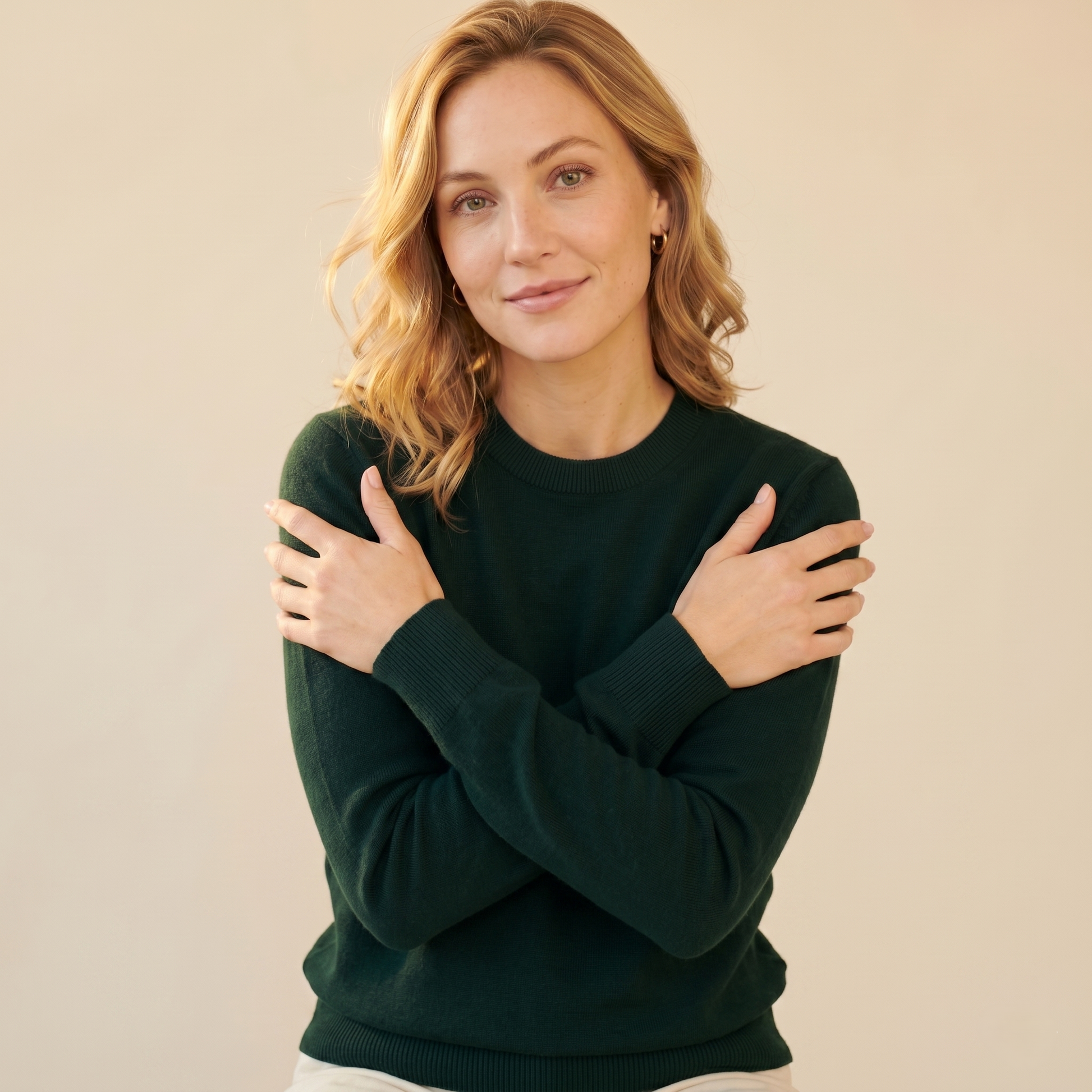 Himalayan Cashmere Original Crewneck Sweater For Women