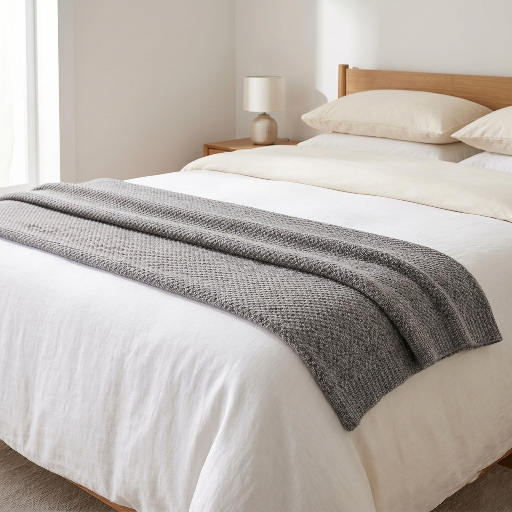 Heirloom Honeycomb Pure Himalayan Cashmere Throw