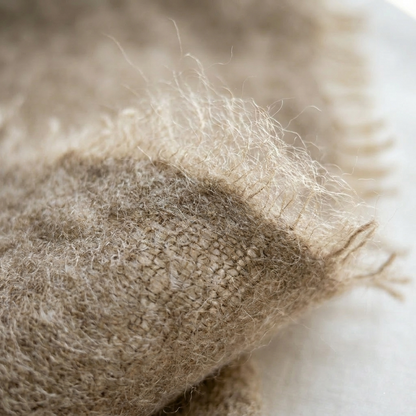 Pure 16-Micron Handknitted Cashmere Pashmina Shawl