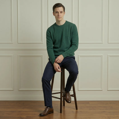 Exclusive Pine Original Crewneck Himalayan Cashmere Full Sleeve Sweater