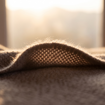 Heirloom Honeycomb Pure Himalayan Cashmere Throw