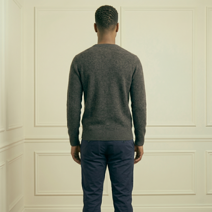 Executive Crewneck Undyed Himalayan Cashmere Sweater