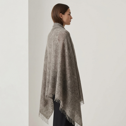 Pure 16-Micron Handknitted Cashmere Pashmina Shawl