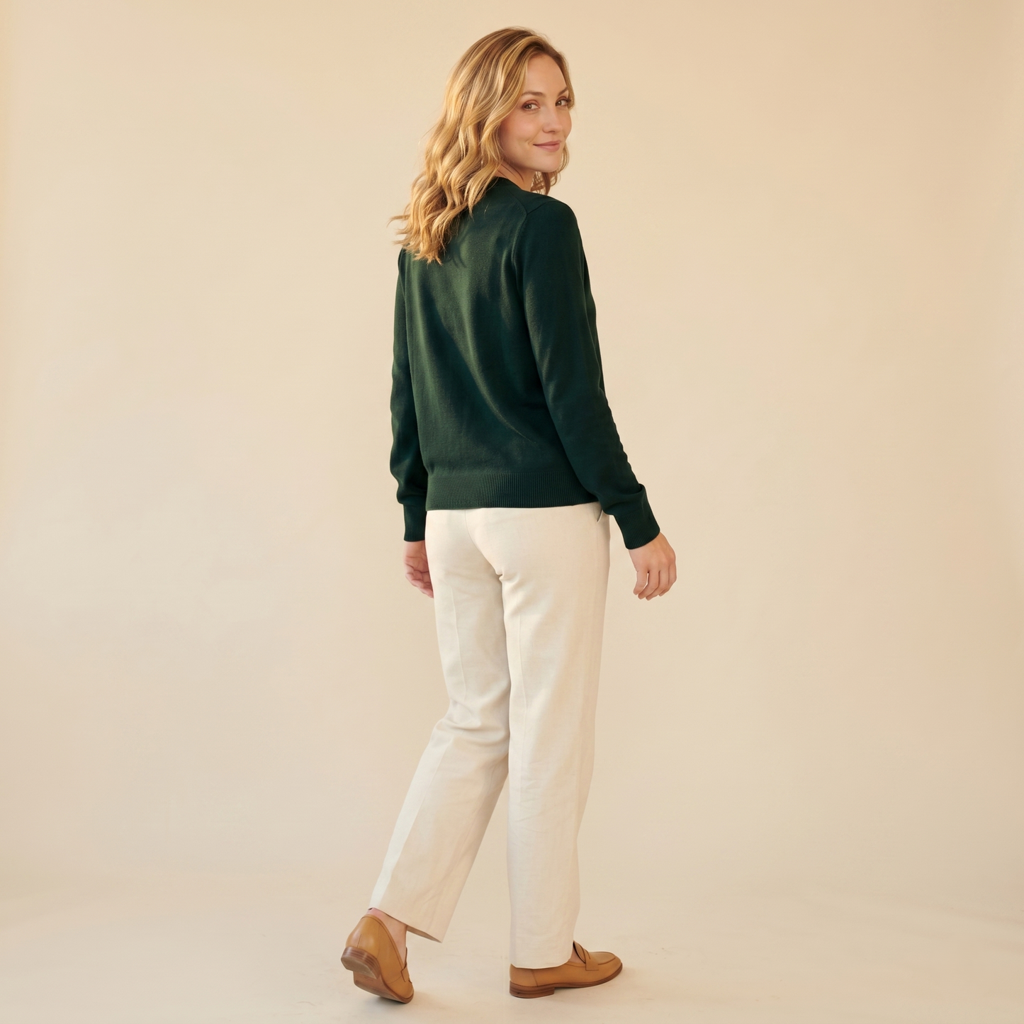 Himalayan Cashmere Original Crewneck Sweater For Women
