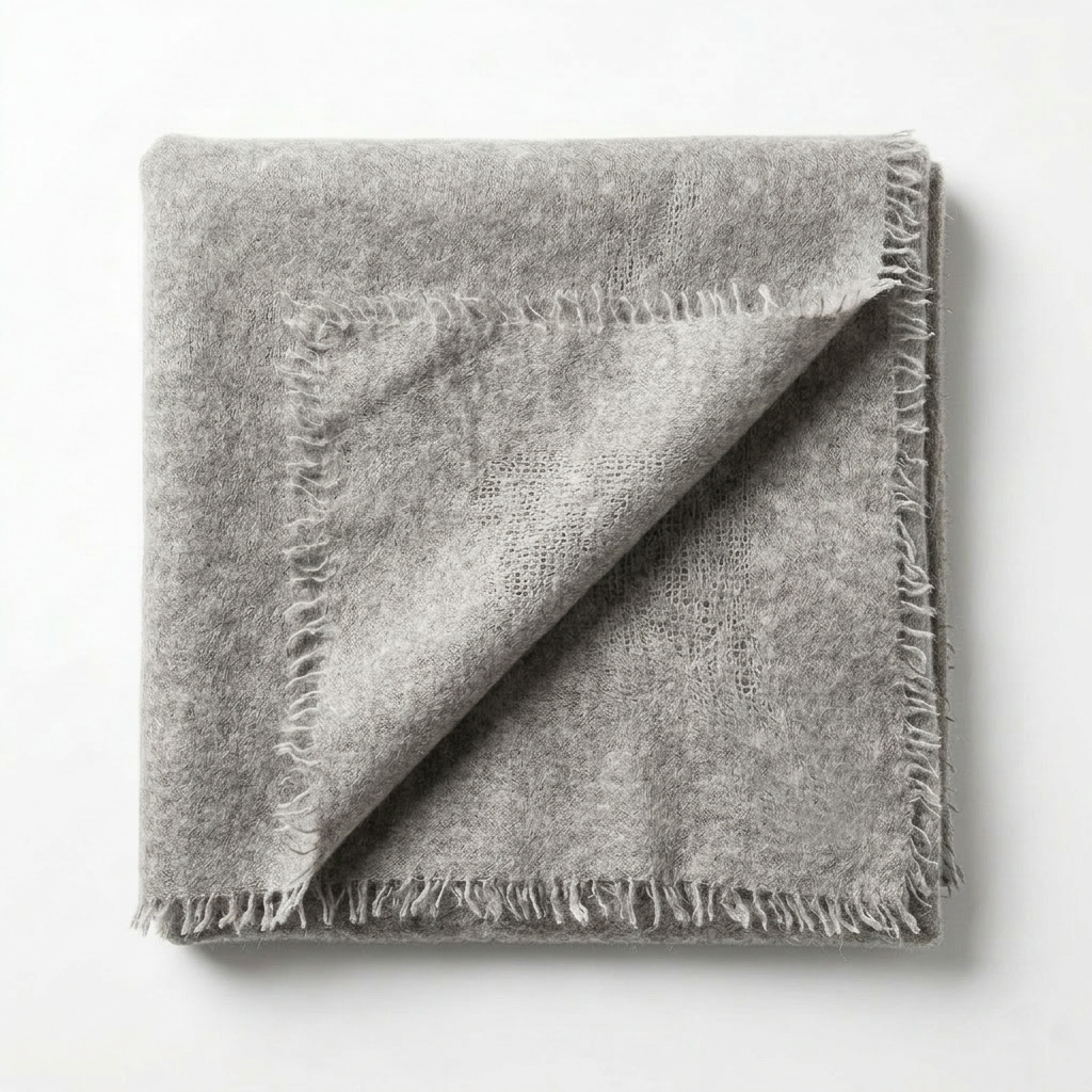 Pure 16-Micron Handknitted Cashmere Pashmina Shawl