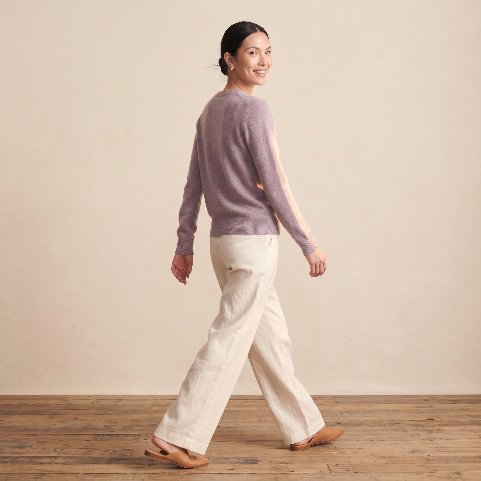 Himalayan Cashmere Original Crewneck Sweater For Women