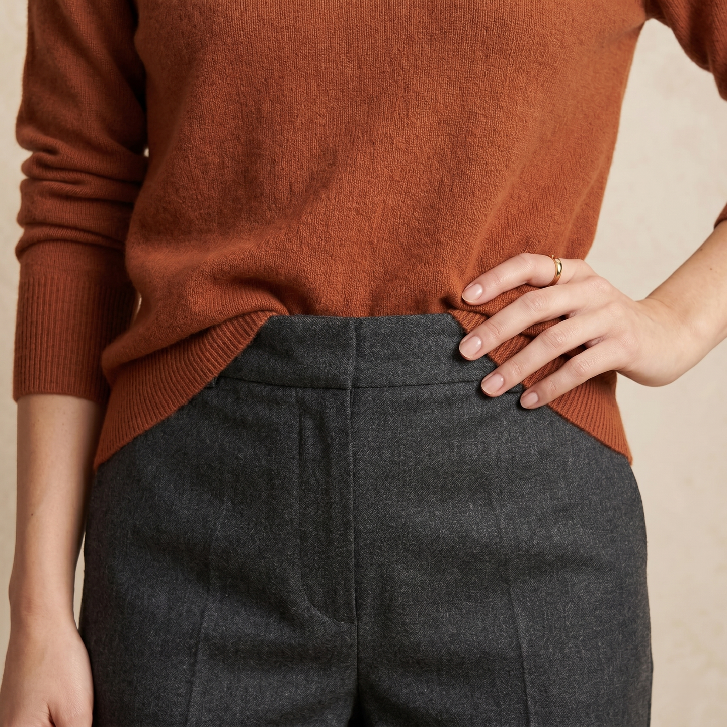 Himalayan Cashmere Original Crewneck Sweater For Women