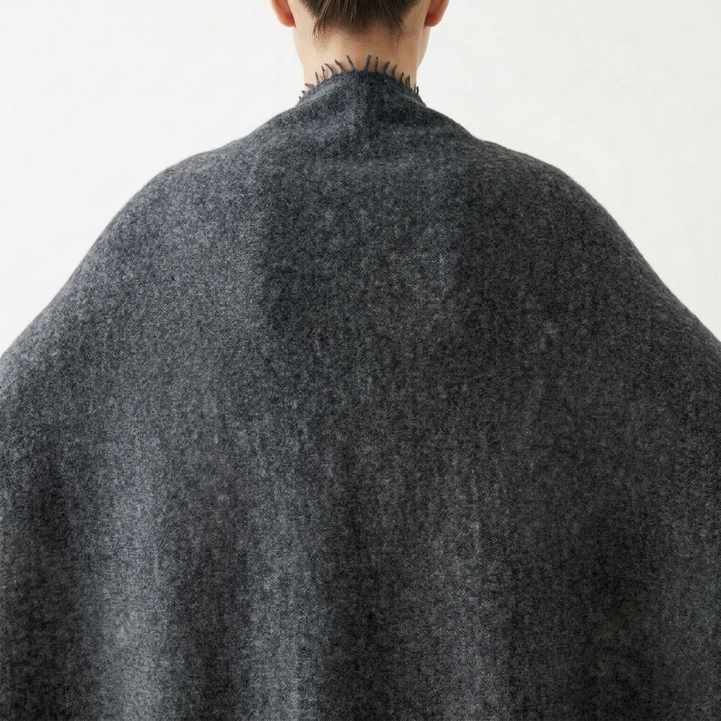 Pure 16-Micron Handknitted Cashmere Pashmina Shawl