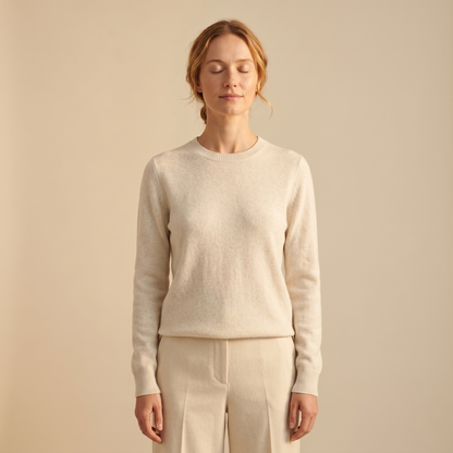 Himalayan Cashmere Original Crewneck Sweater For Women