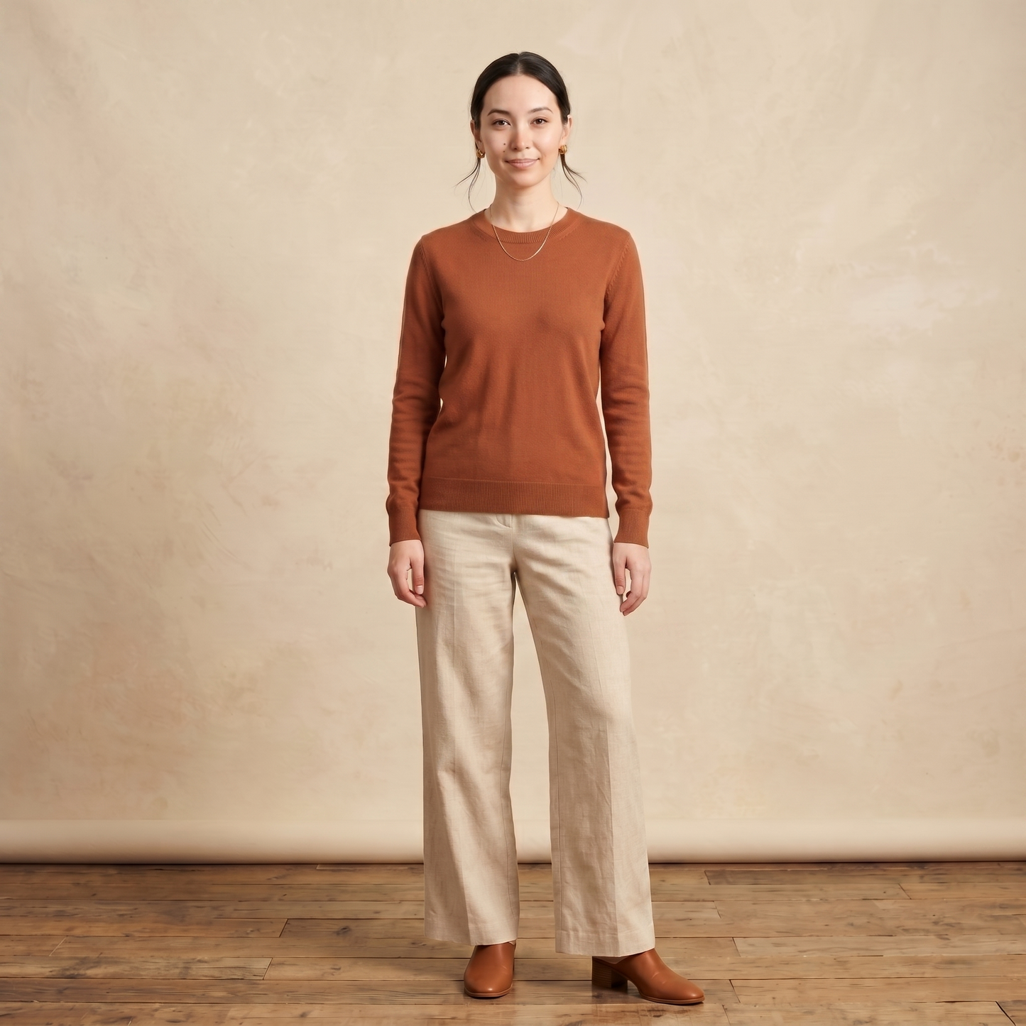 Himalayan Cashmere Original Crewneck Sweater For Women
