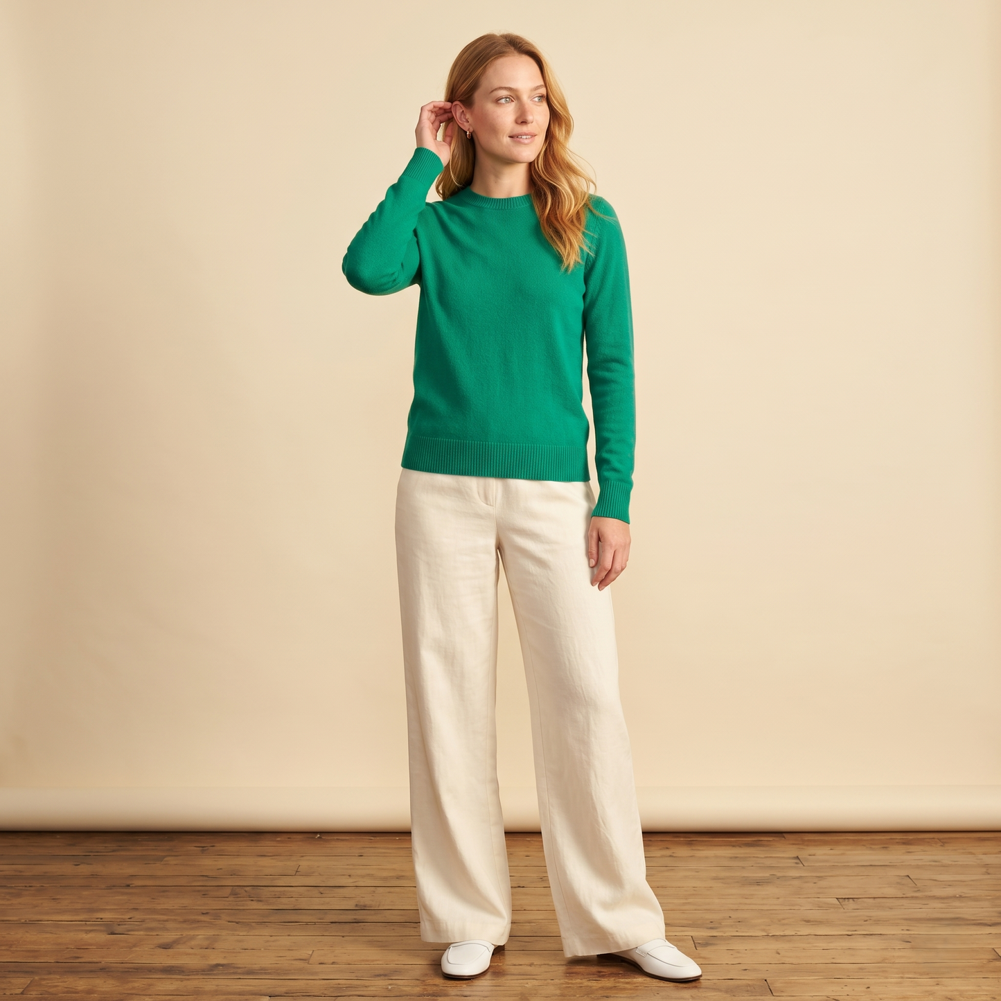 Himalayan Cashmere Original Crewneck Sweater For Women
