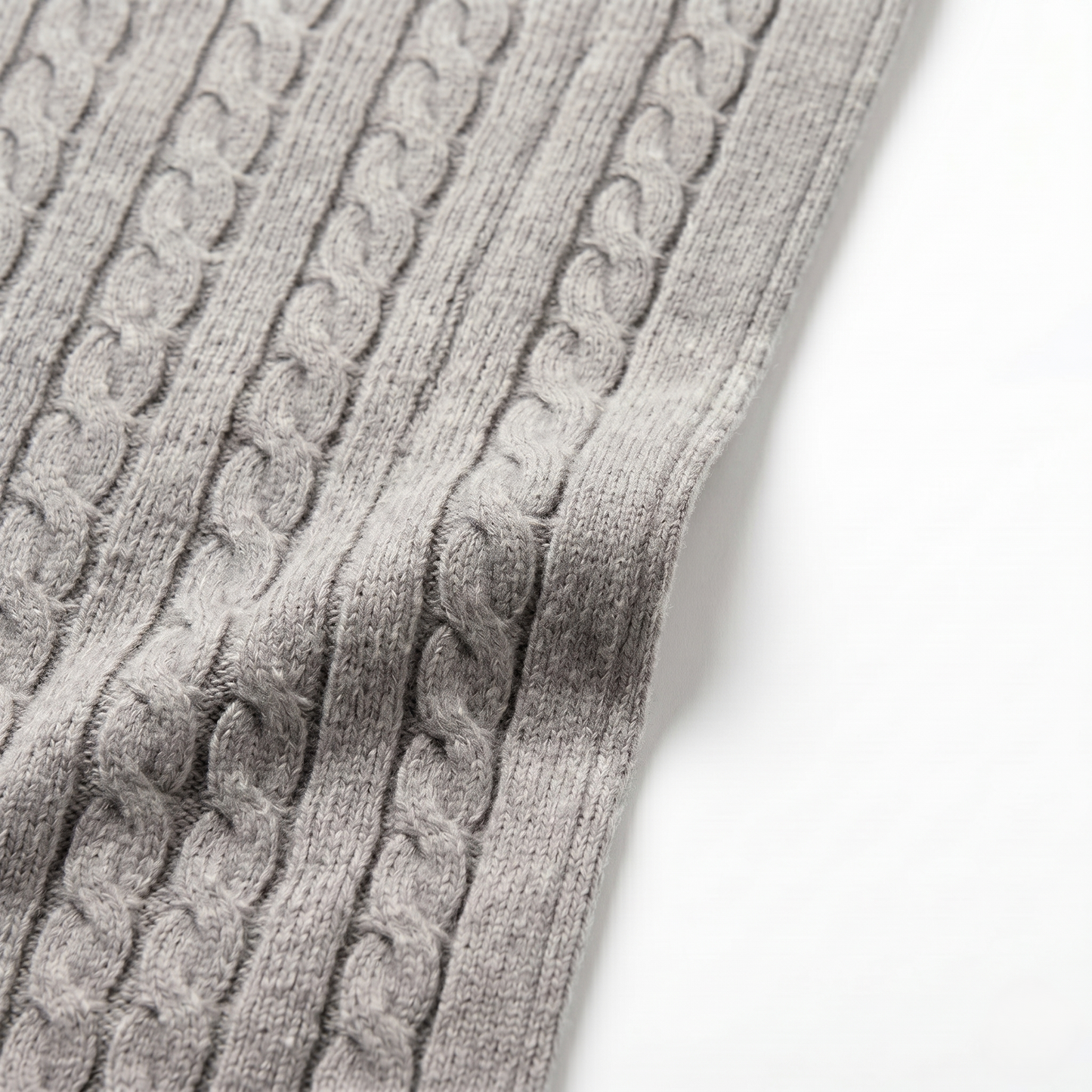 Heirloom Cable-Knit Pure Himalayan Cashmere Throw